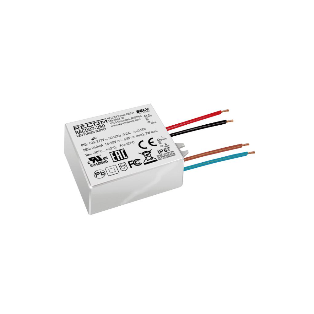 Transformateur DEL 0.7A 11VDC