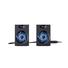 2.0 Channel LED Lighting 3.5mm Plug Stereo Audio USB Powered 6W PC Speaker