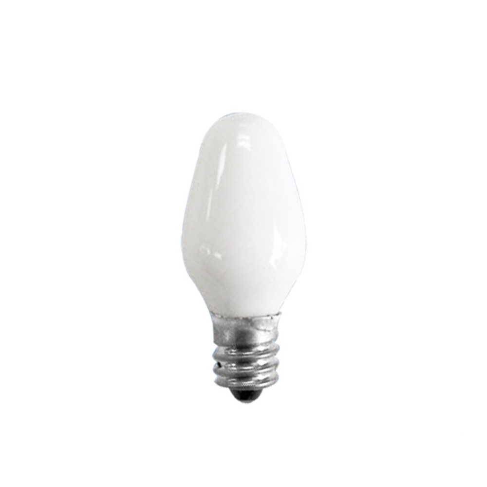 Ampoules de Veilleuse 7W C7 Blanches Paquet de 2