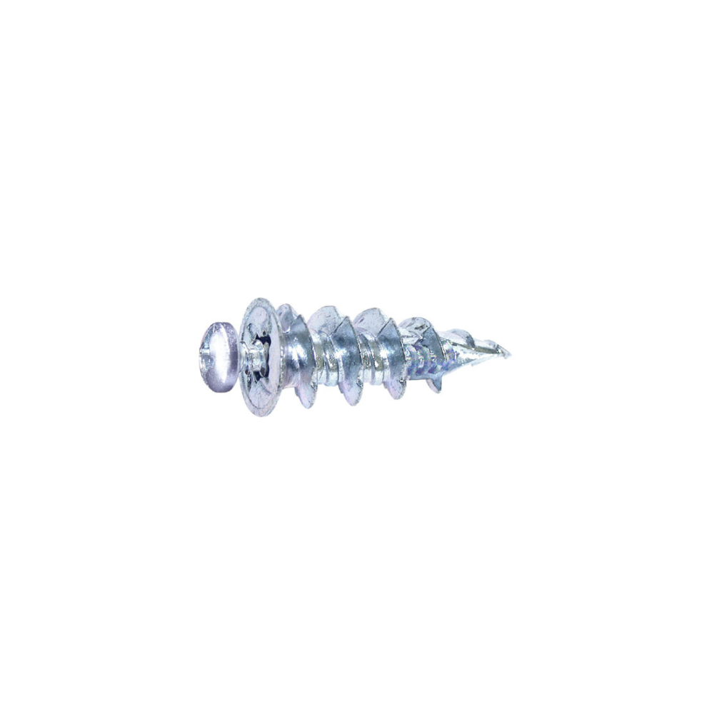 Paquet de 50 - Ancrages avec Vis #6-8 Zinc