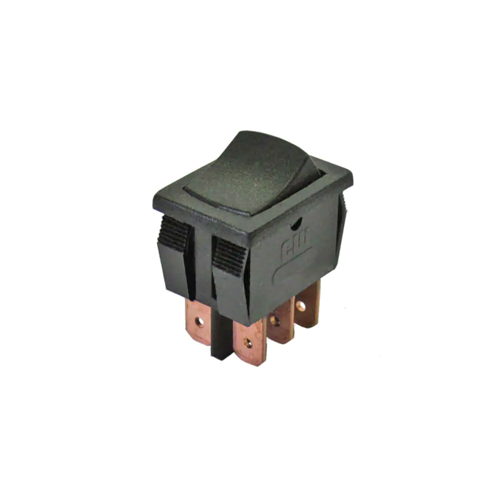 Rocker Switch On-On DPDT 13A 125V - Electronics | KGE Électronique