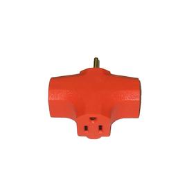 Multitap 3 Outlets - Orange