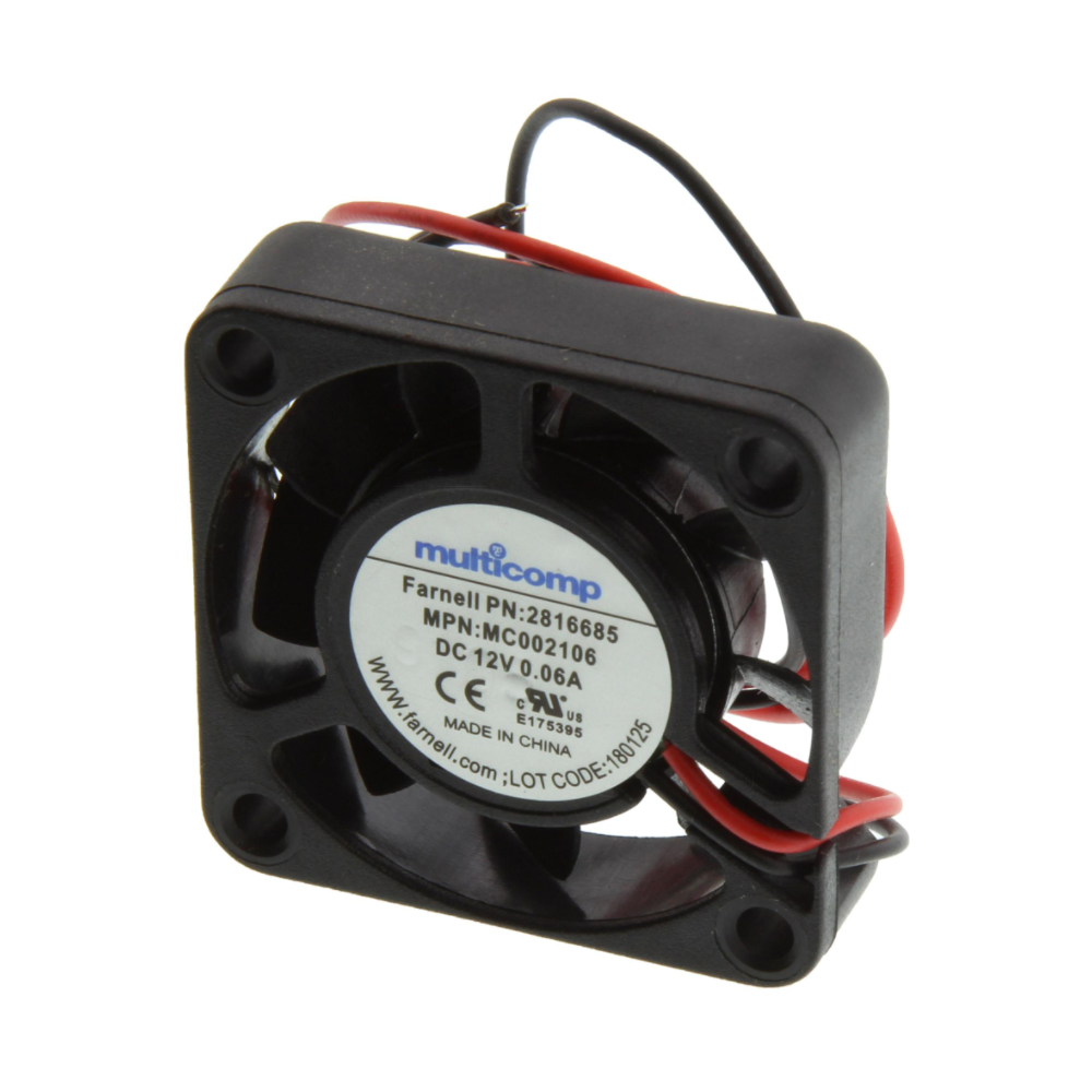 Ventilateur 12VDC 40x10.5mm 27.08dBA