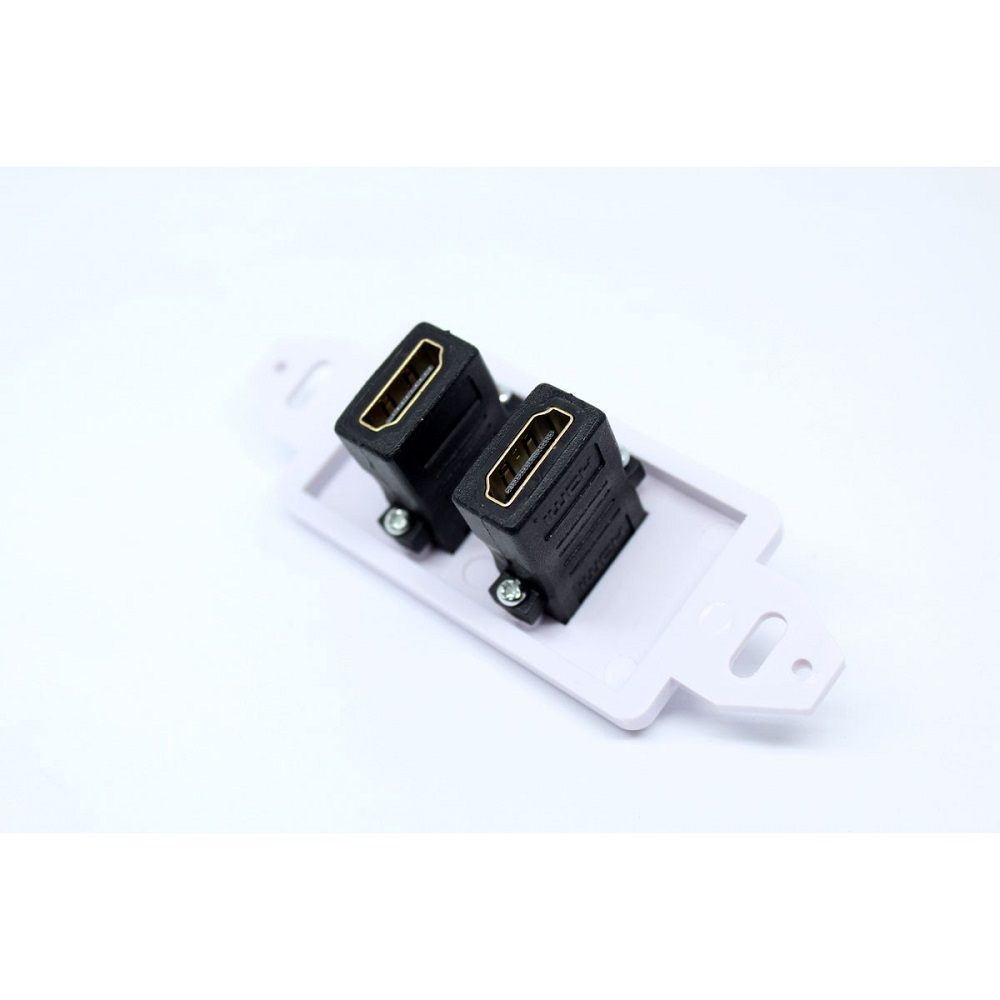 Dual HDMI Wall Plate