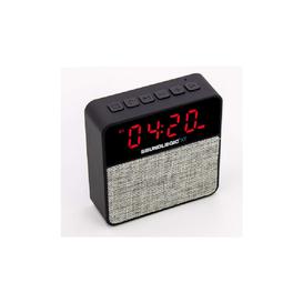 Radio-Réveil à Haut-Parleur Bluetooth avec Fentes pour Micro SD