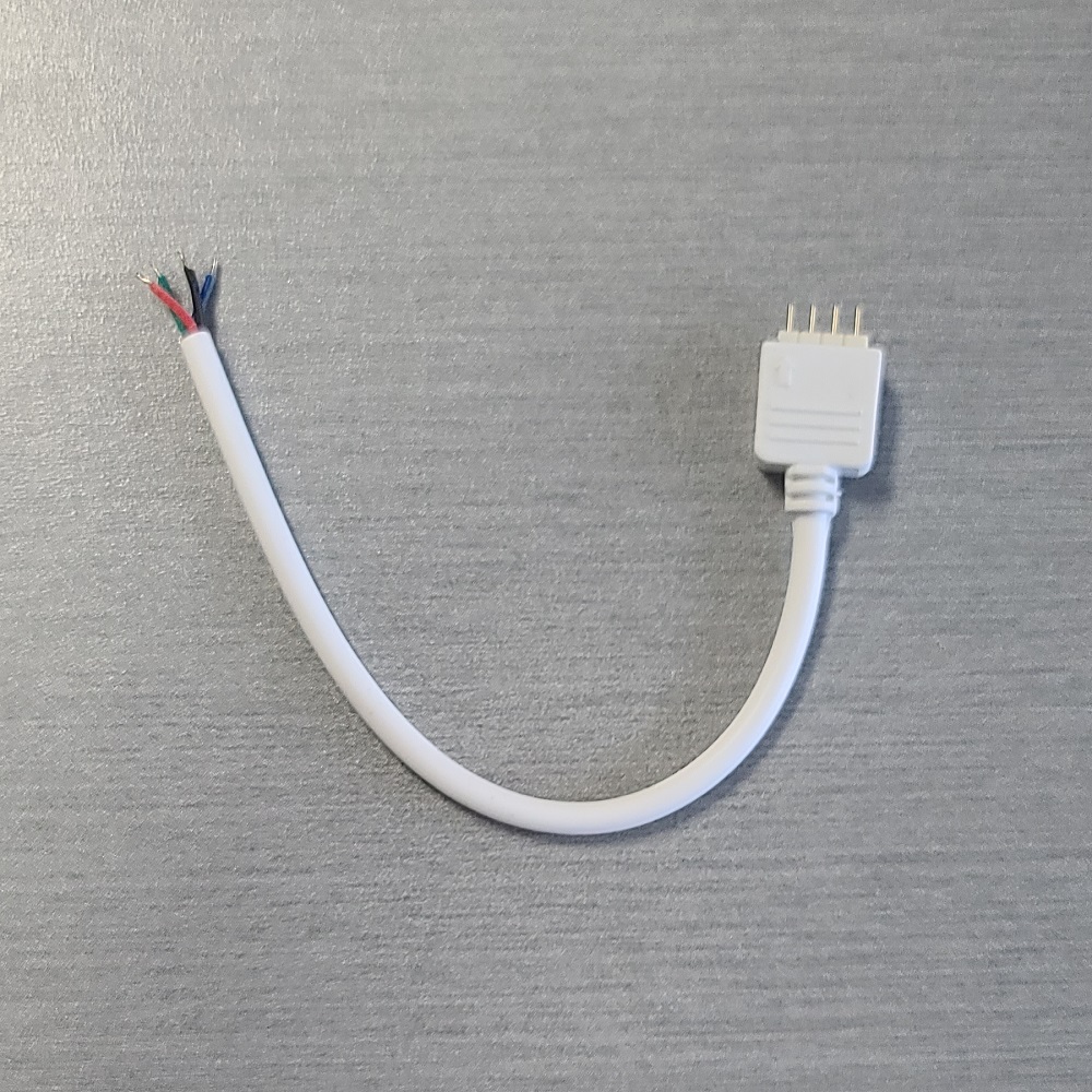 Connecteur Mâle pour Bande DEL RGB 4pin 6