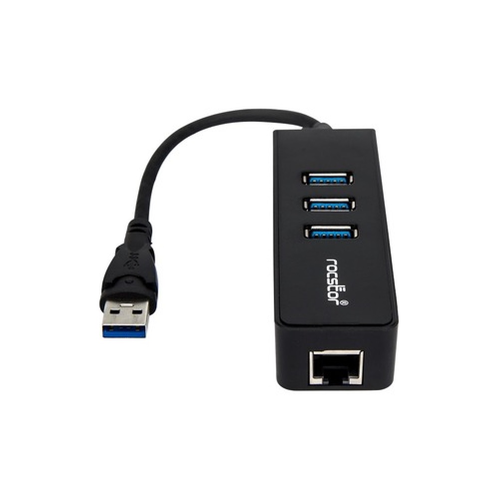 Combo HUB USB/Ethernet Rockstor 3 USB Ports