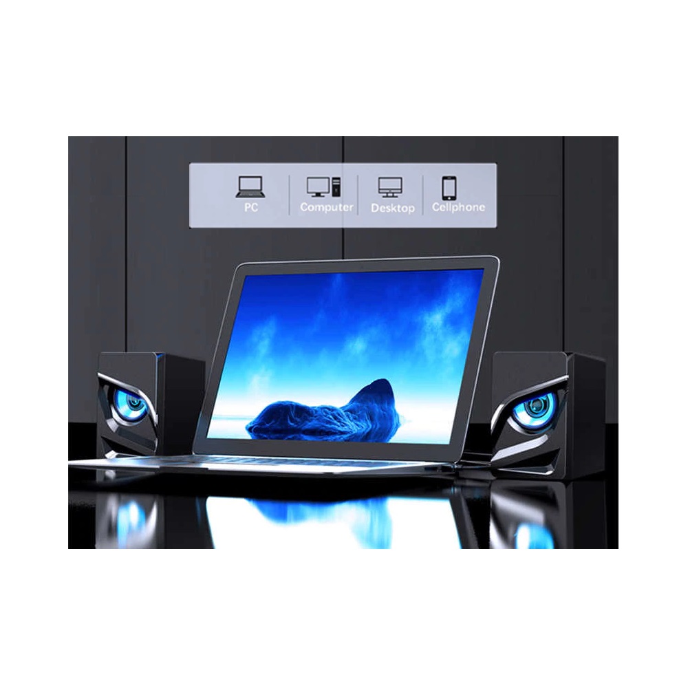 Havit 2.0 channel Stereo Desktop 3.5mm Jack + USB