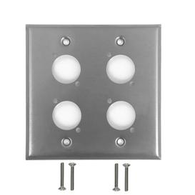 Wallplate XLR 4 port