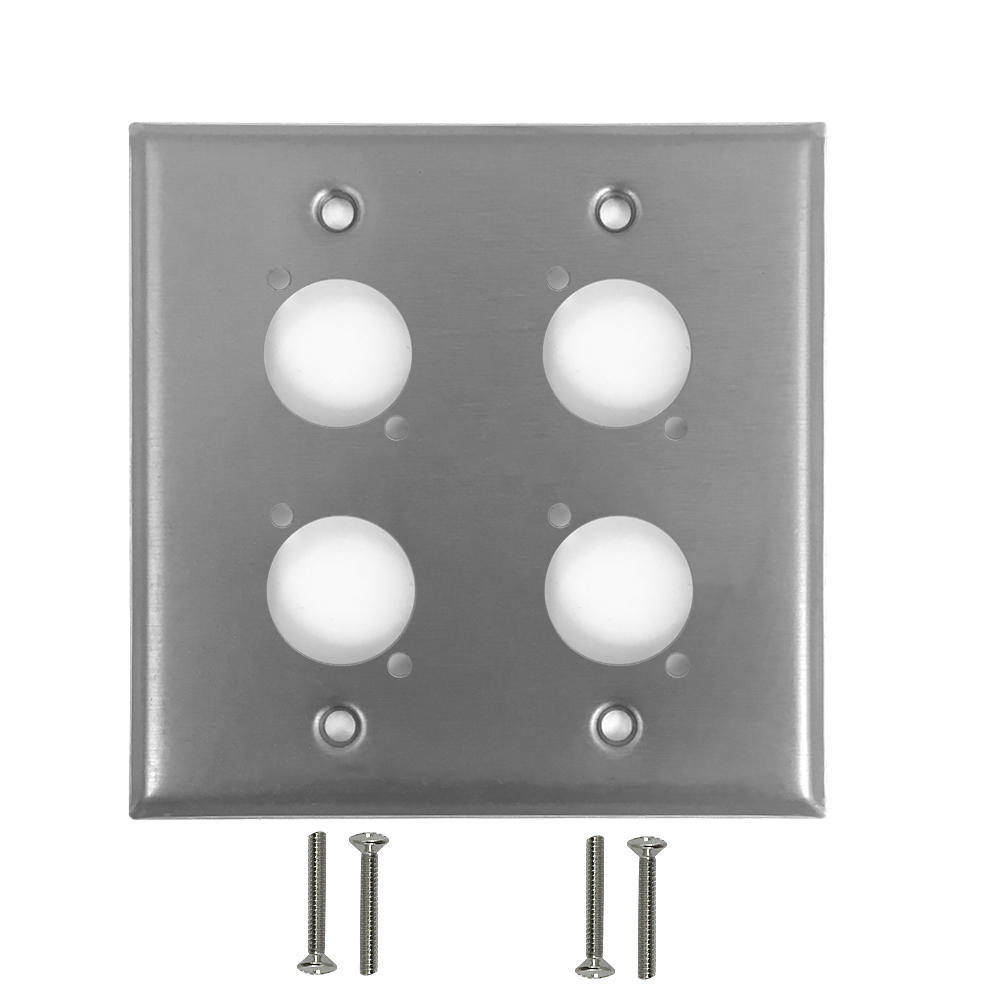 Plaque Murale XLR 4 Trous