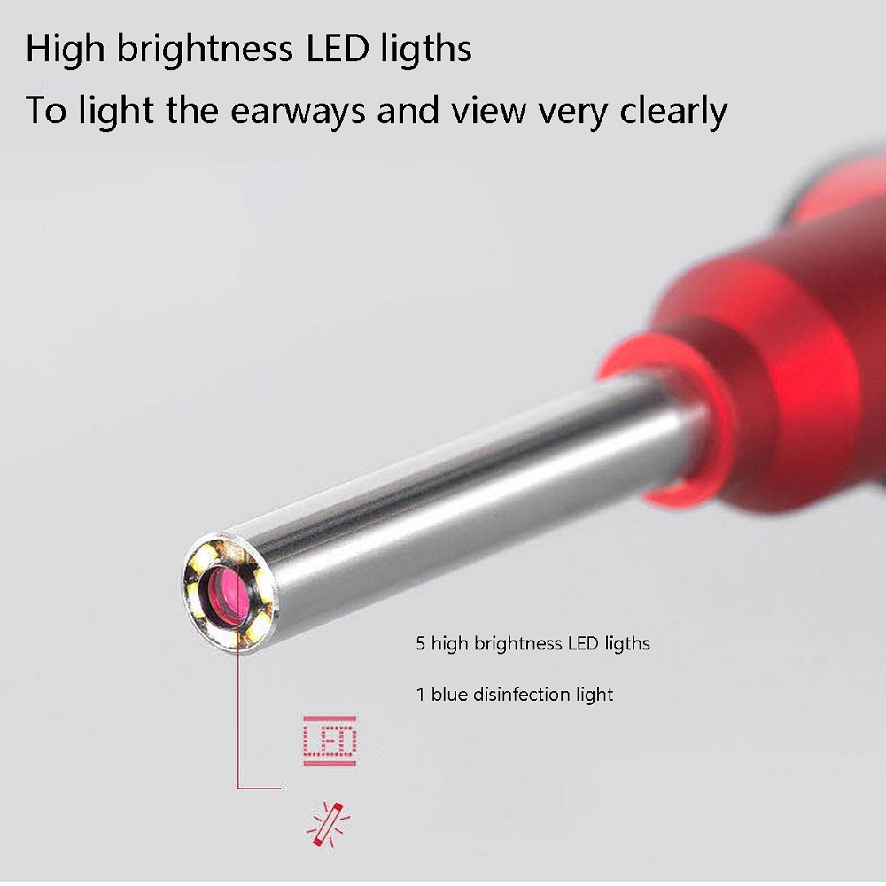 Inspection Camera 5MP 6 LED Lights Compatible with Tablet and Smartphone