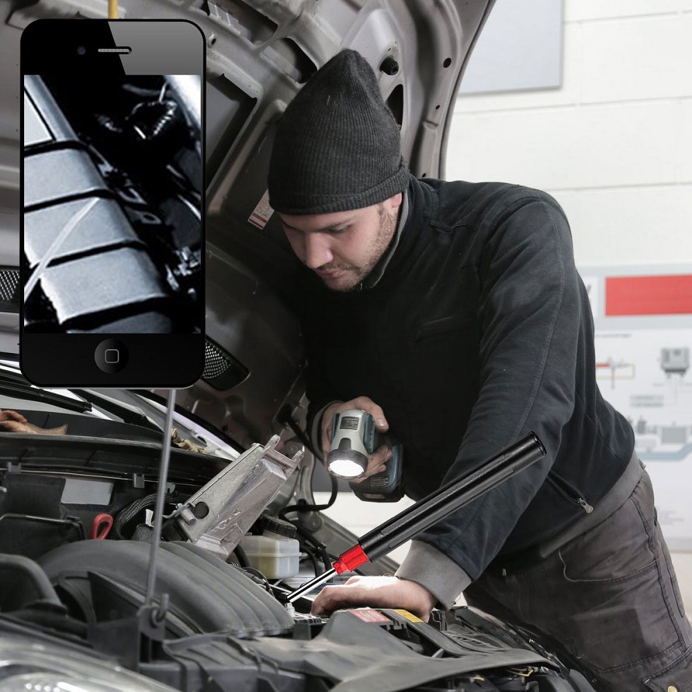 Inspection Camera 5MP 6 LED Lights Compatible with Tablet and Smartphone