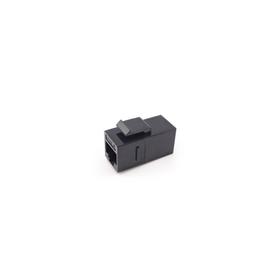 Coupleur en Ligne Cat5E et Cat6 Type Keystone - Noir