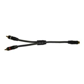1 RCA Jack to 2 RCA Plugs