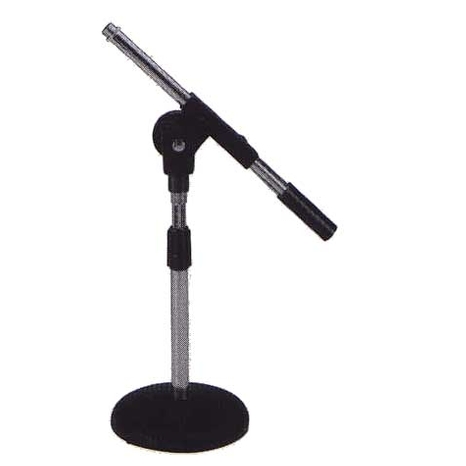 Pied pour Microphone en Métal Argent