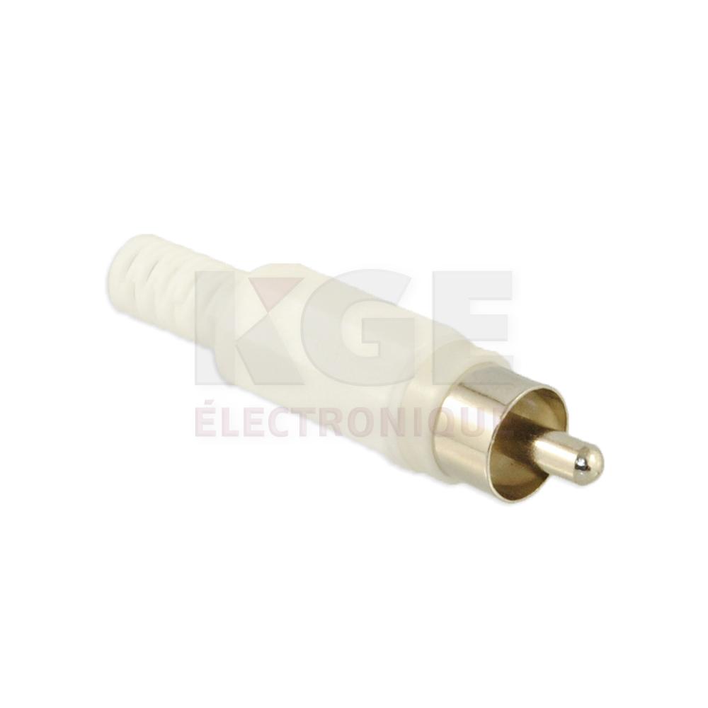Phono (RCA) Plug - White