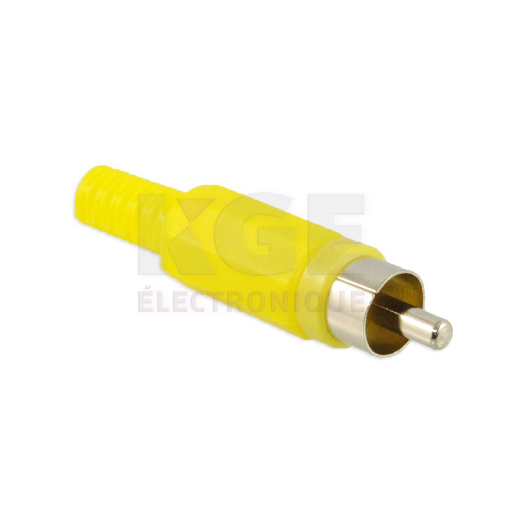 Phono (RCA) Plug - Yellow