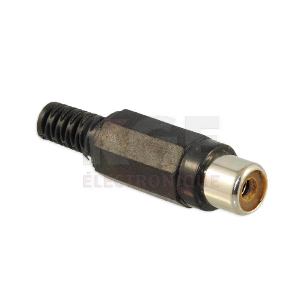 Phono (RCA) Jack - Black