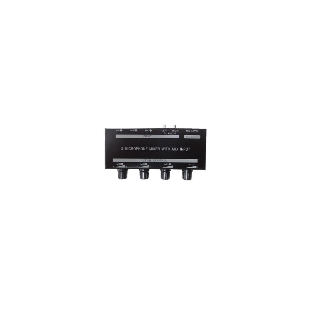 3 Microphone Mix with Aux Input