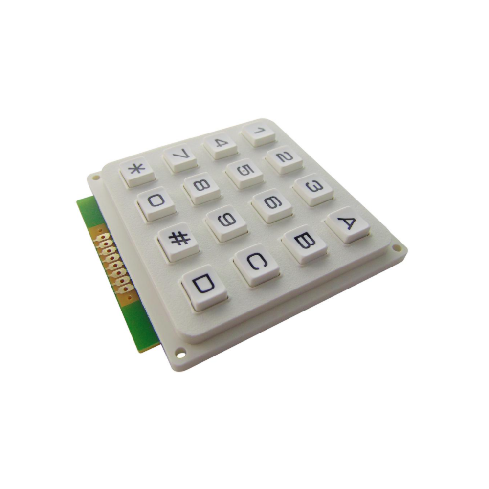 Keypad 4x4 Matrix Plastic 20mA 24V