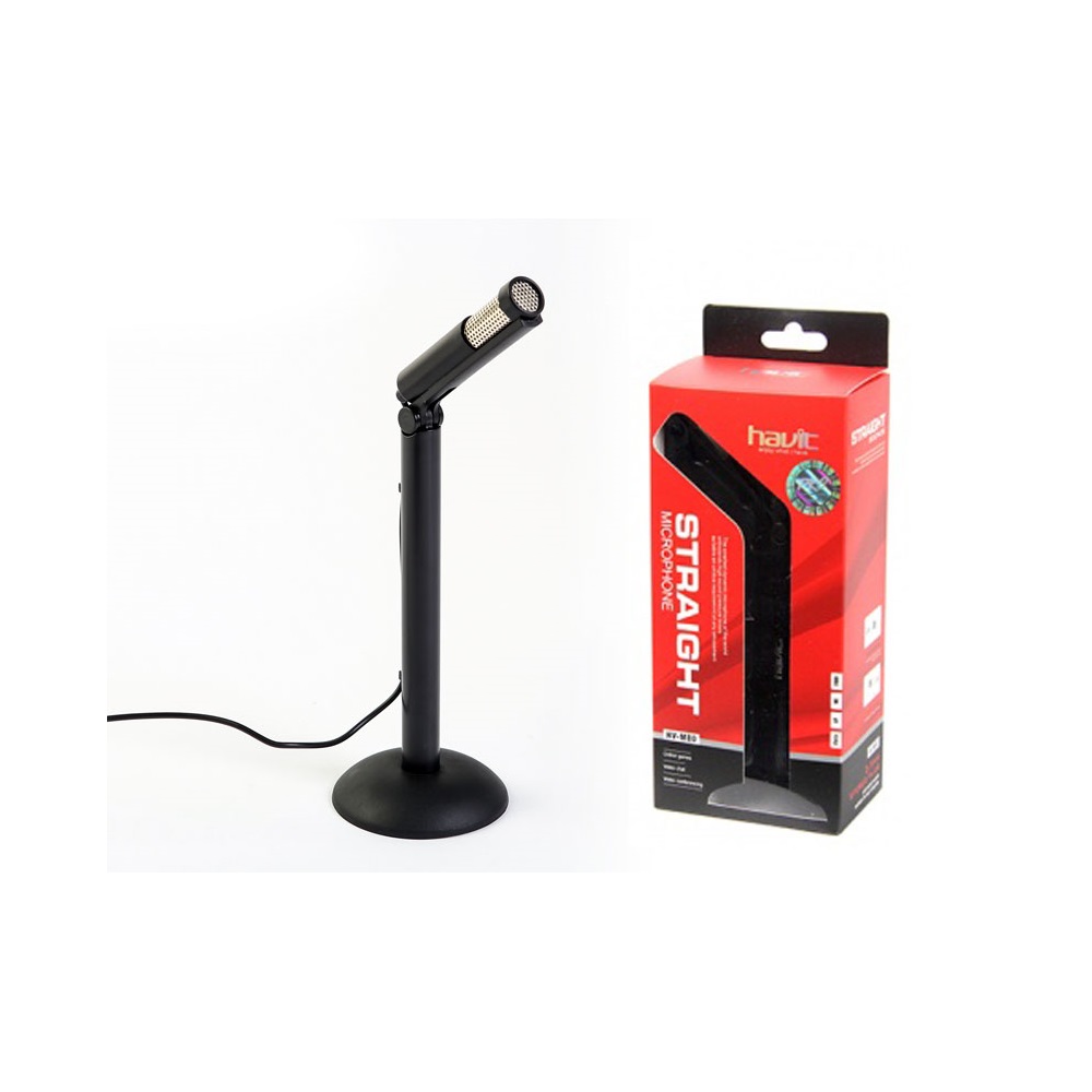 Microphone Droit 3,5 mm - Noir