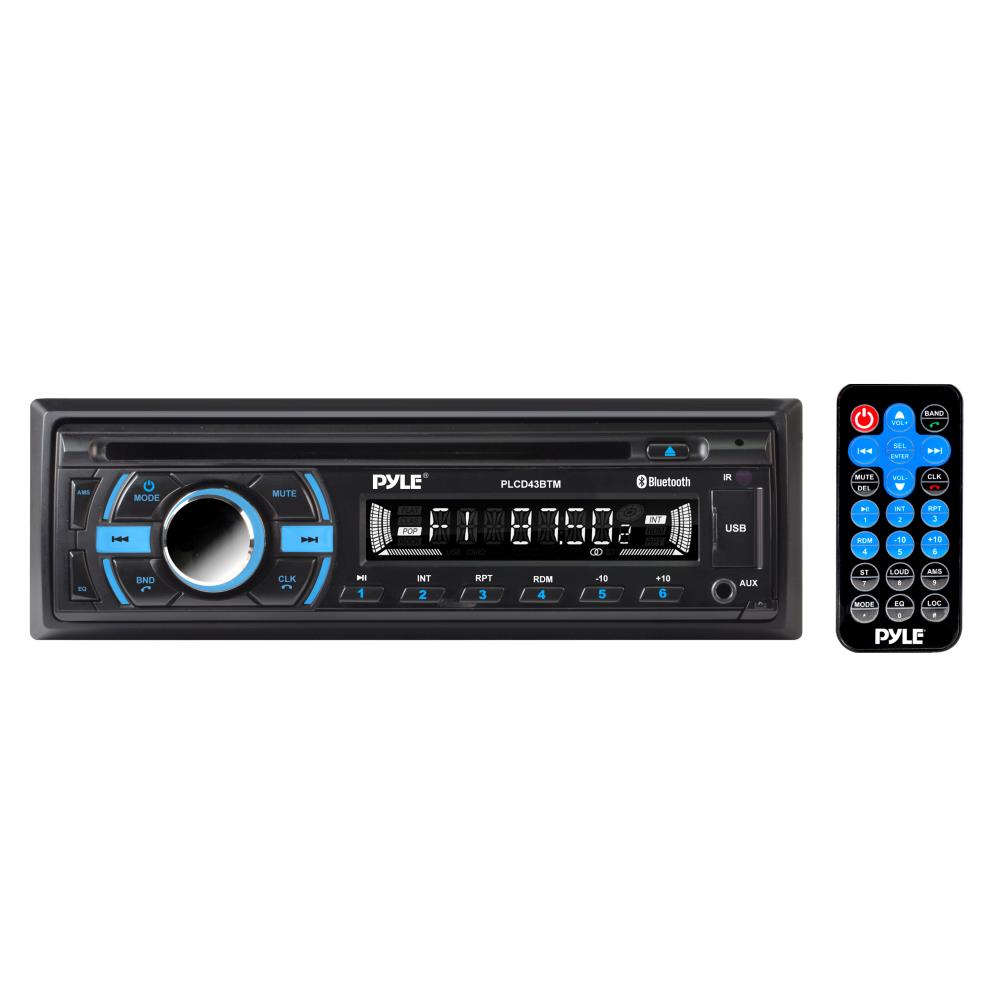 Bluetooth Marine Stereo Receiver Single DIN