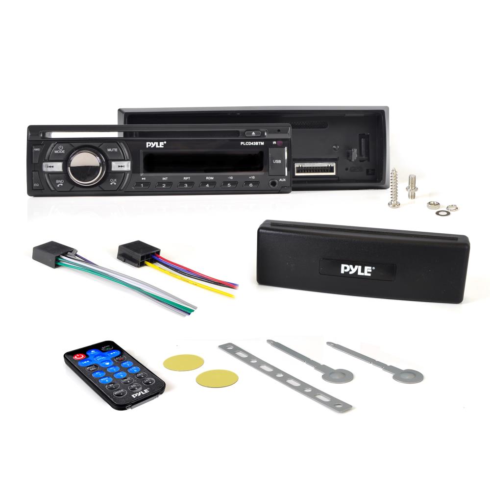 Bluetooth Marine Stereo Receiver Single DIN