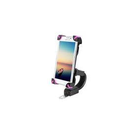 Support de Téléphone Monté sur le Guidon d'une Moto
