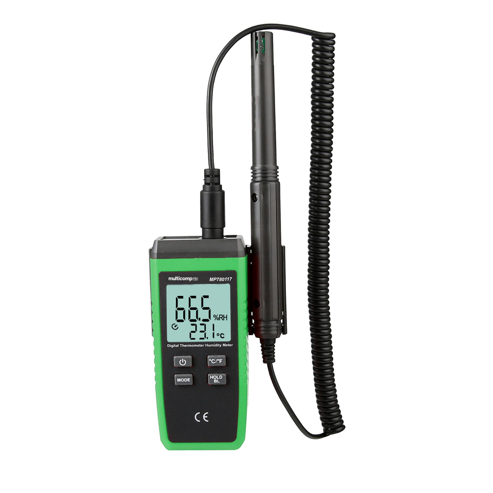 Humidimètre 0,1°C 110mm 53mm 26mm