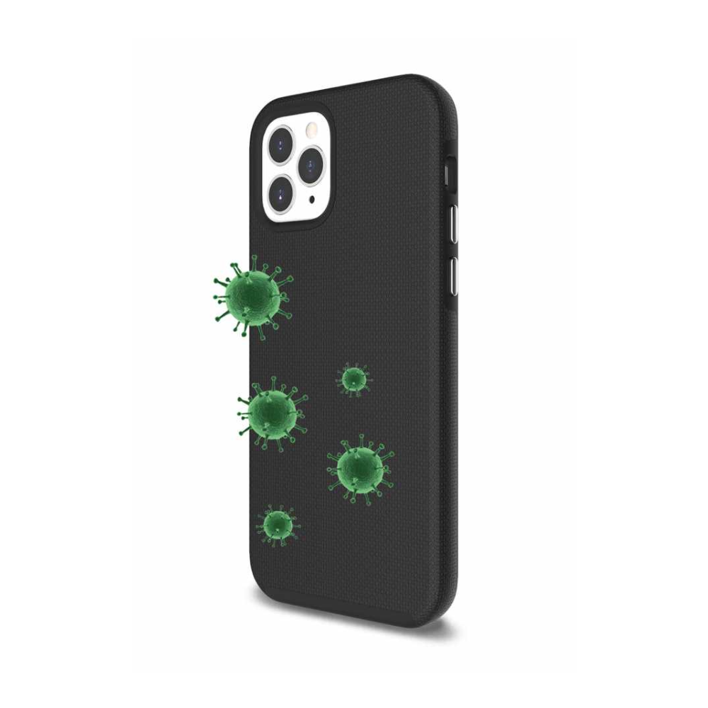 Blu Element - Coque antimicrobienne Armour 2X Noir pour iPhone 12 Pro Max