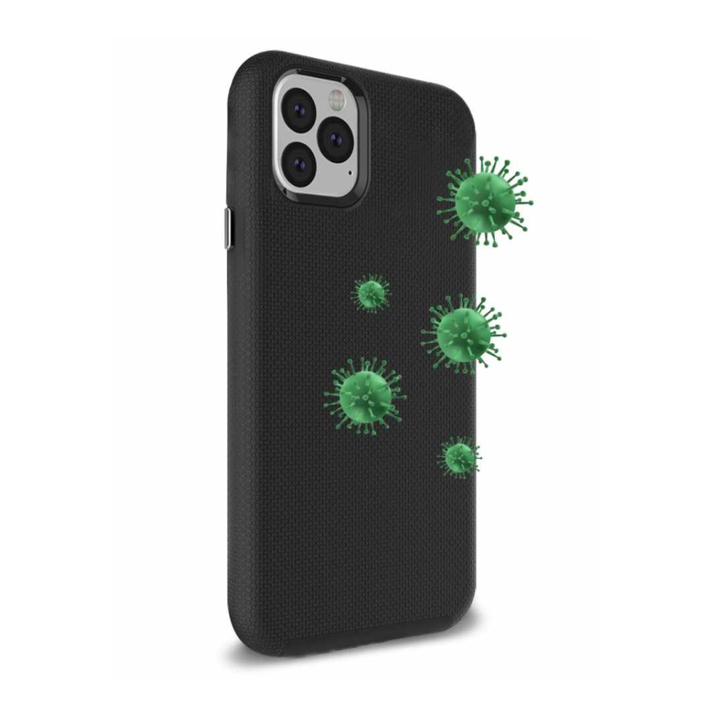 Blu Element - Coque antimicrobienne Armour 2X Noir pour iPhone 12 Pro Max