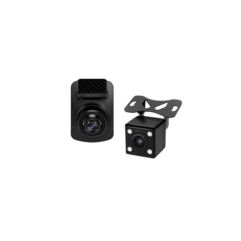 Dual Dashcam 1080p Cameras with WiFi