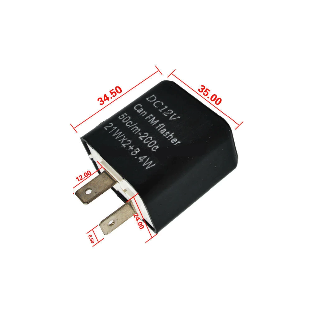 12V 2 Pins adjustable flasher light relay