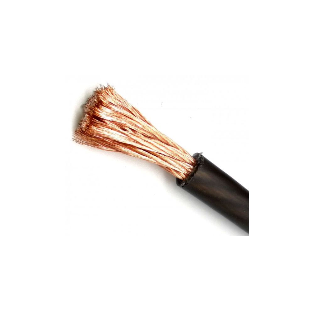 4GA 100FT Flexible Power Wire Black