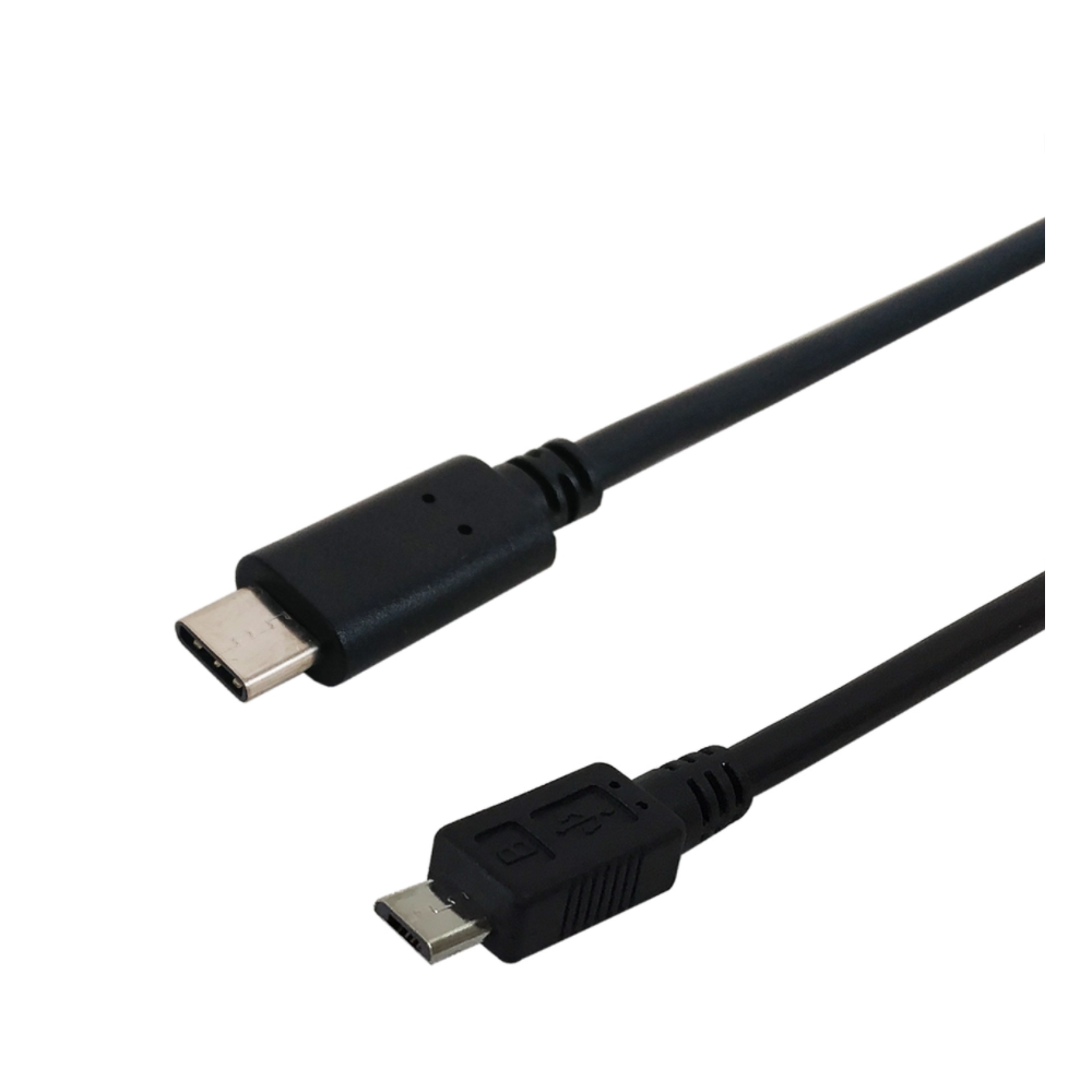 Câble de connexion USB2.0 A vers B, noir, 0.5m - Type : connecteur