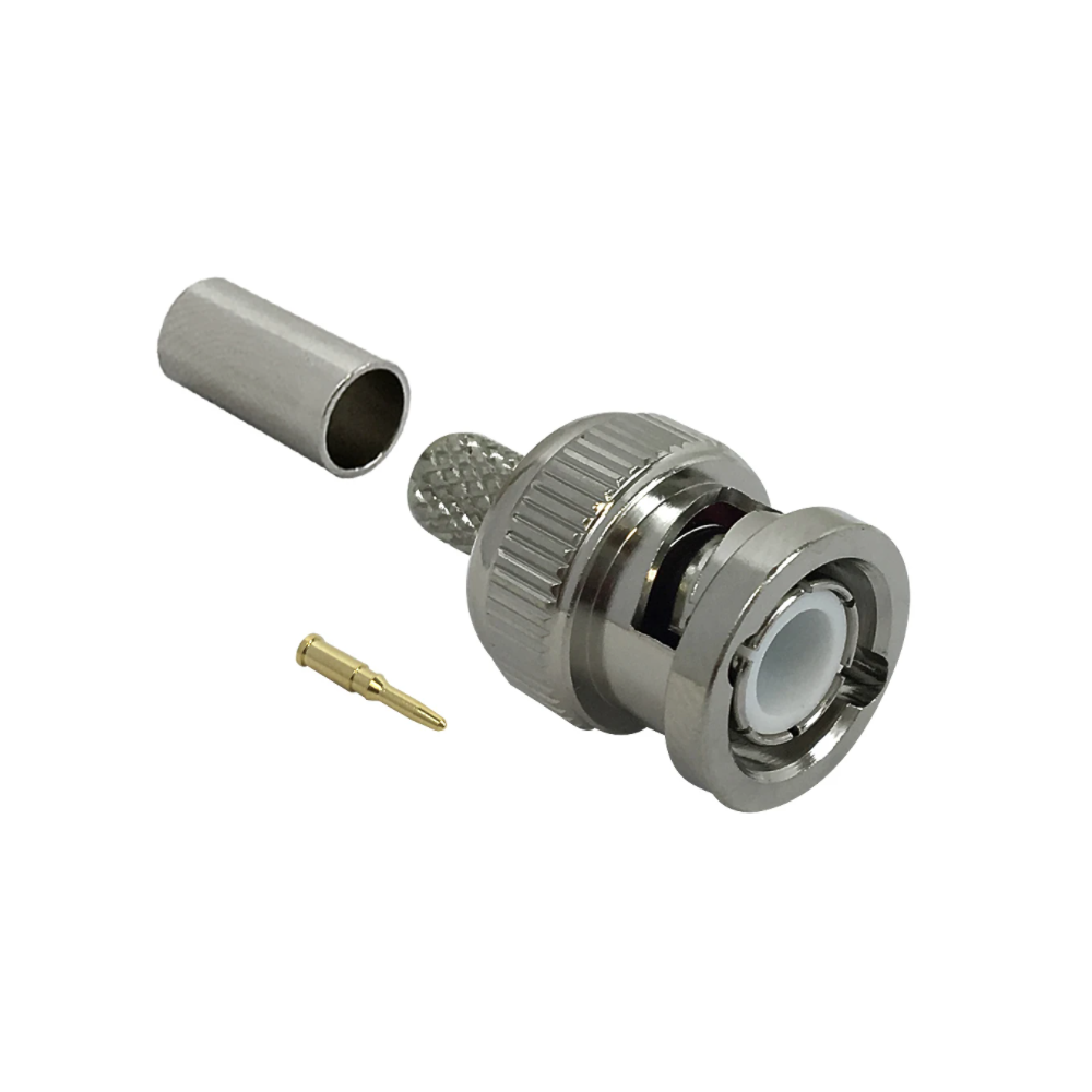 BNC Male Crimp Connector for LMR-240 50 Ohm