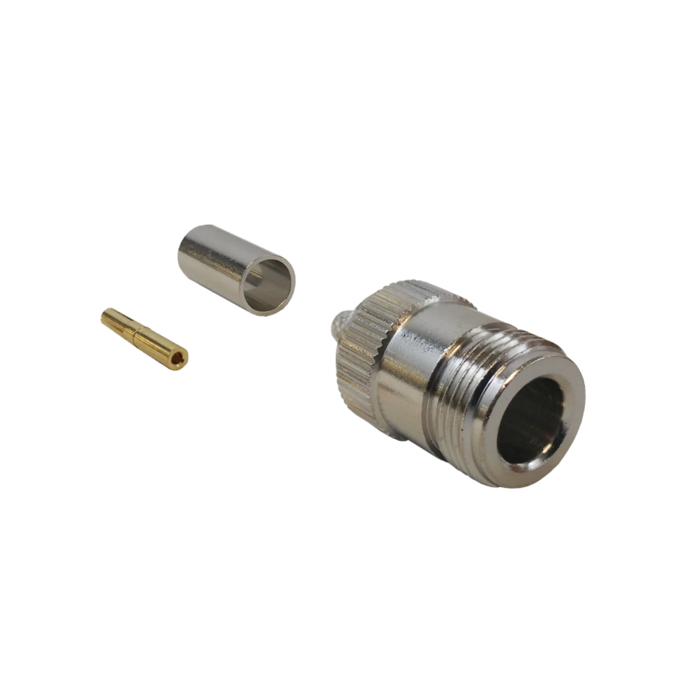N-Type Female Crimp Connector for LMR-240 50 Ohm