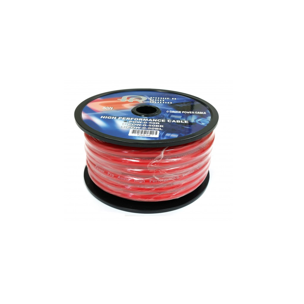 Fil d'alimentation flexible 0GA 50FT