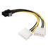 Molex Dual 4 Pin to PCI-E 8 Pin