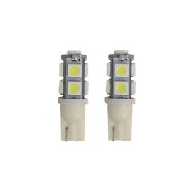 Lumières d'auto 9 DEL 12v 1.62w 6000K 2 morceaux