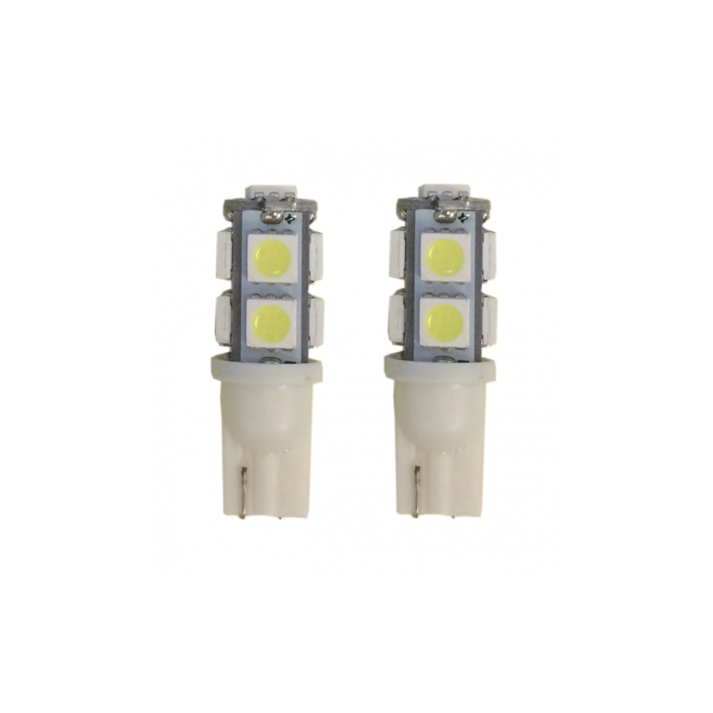 Lumières d'auto 9 DEL 12v 1.62w 6000K 2 morceaux