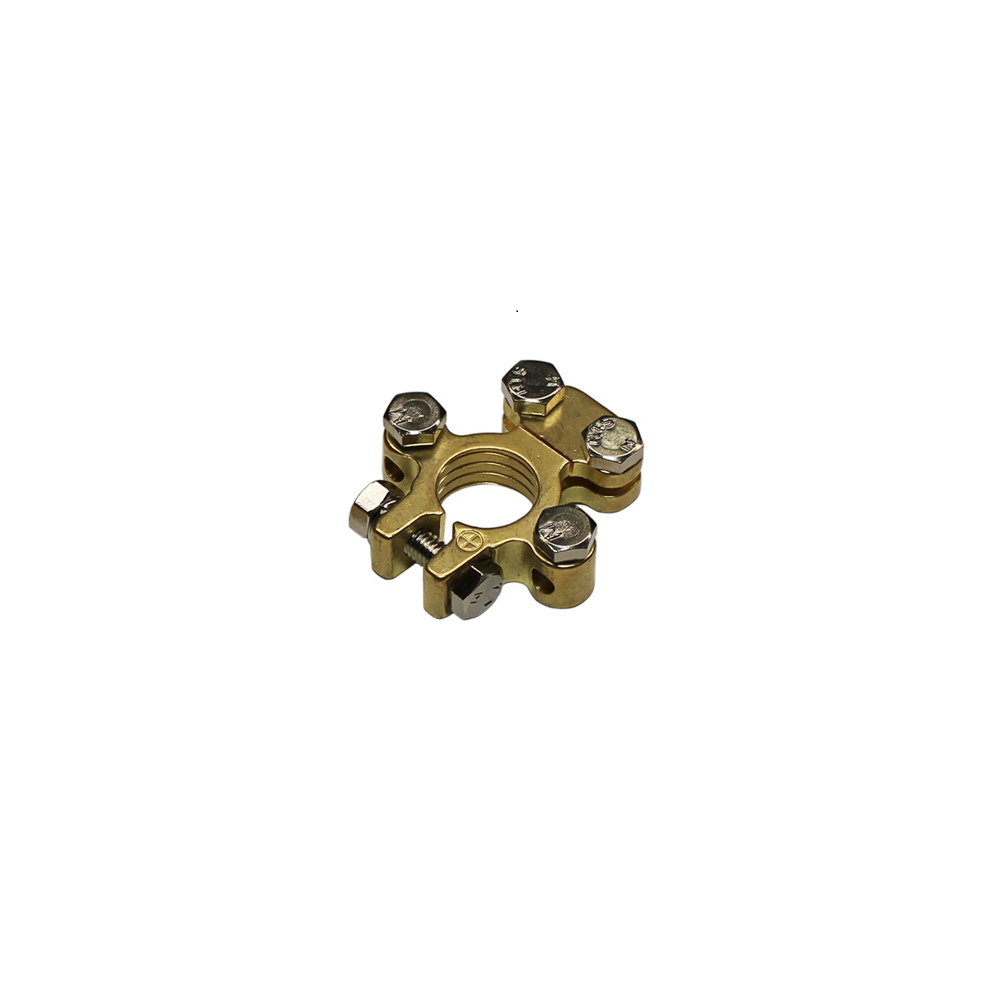 Bright Tooled Brass Battery Terminals Accessory Capability