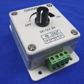 Beige Plastic Dimmer 12v 8A