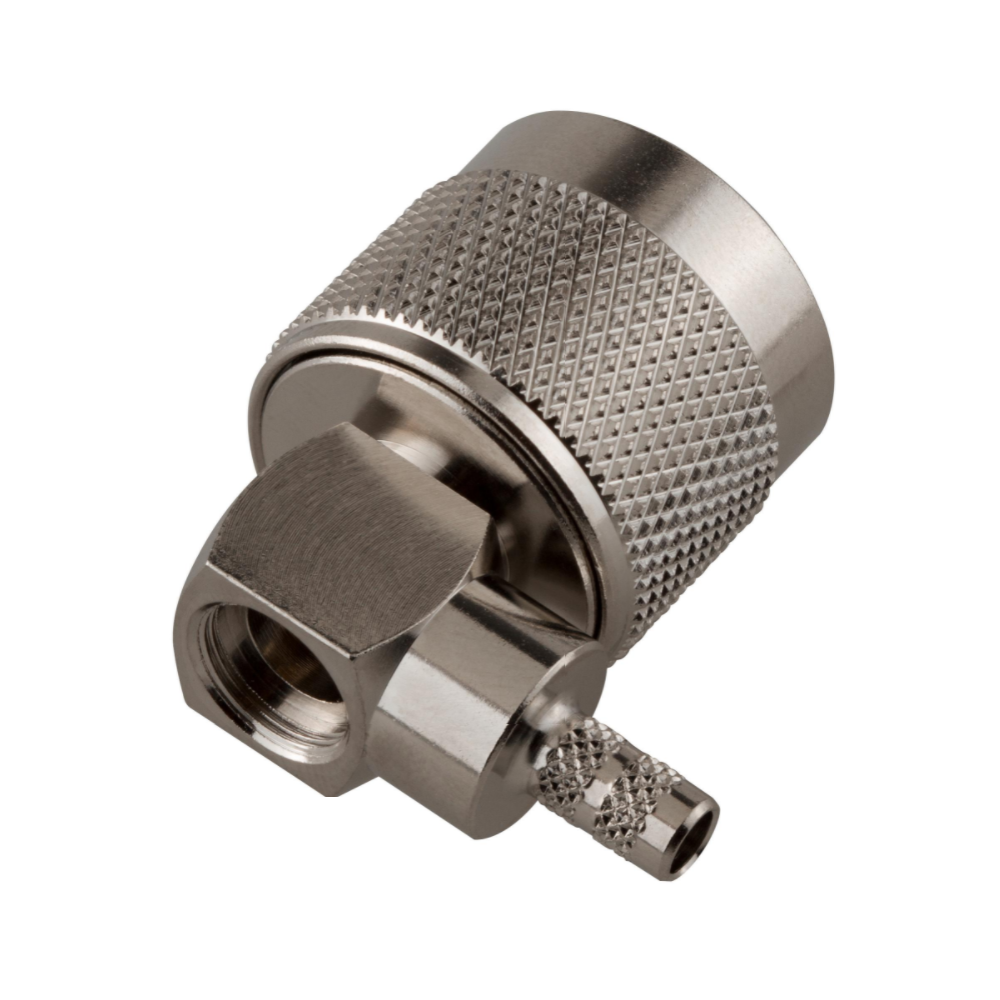 RF Coaxial Connector Right Angle N Type Plug