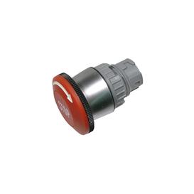 Bouton panique presser et tourner rouge 36mm