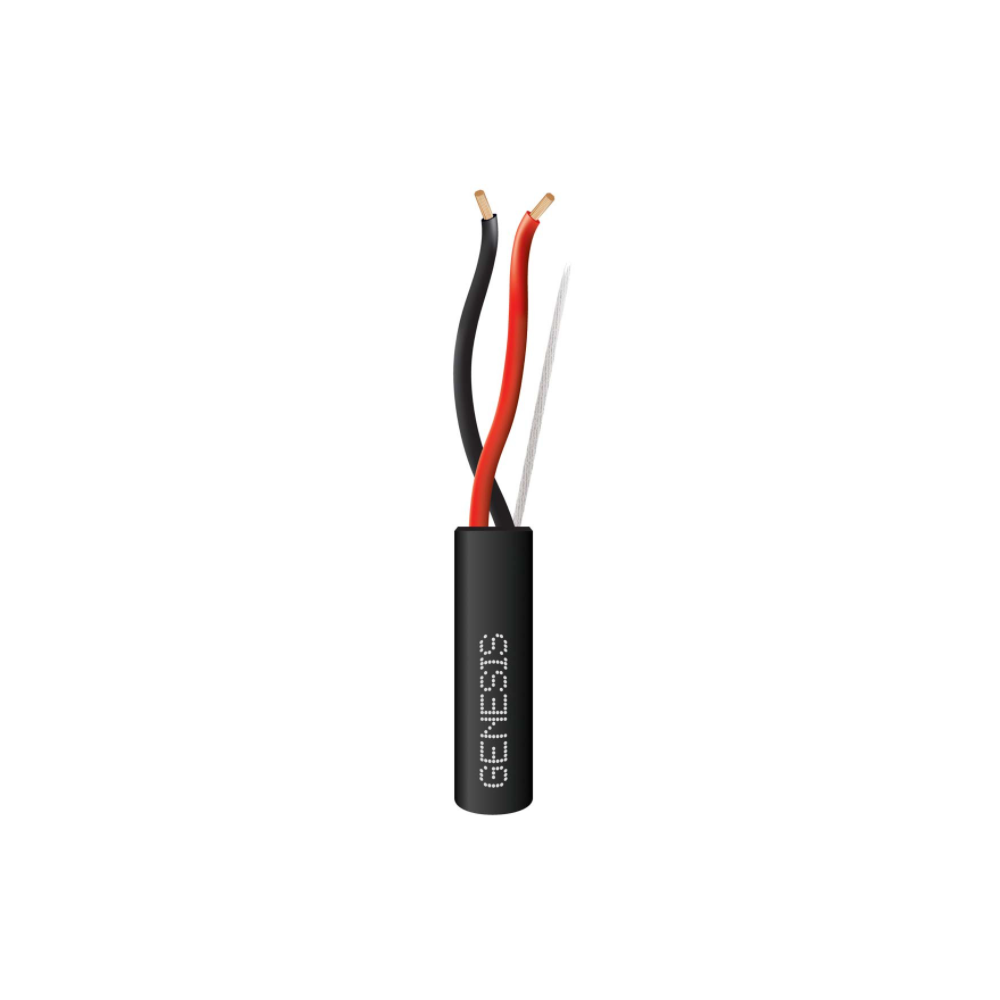 Black 500 ft. 2-16 Direct Burial Speaker Wire