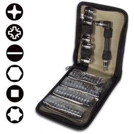 57-Bits Screwdriver Set - Chrome-Vanadium