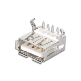 USB A Femelle, Simple Connecteur 90°, pour Circuit Intégré