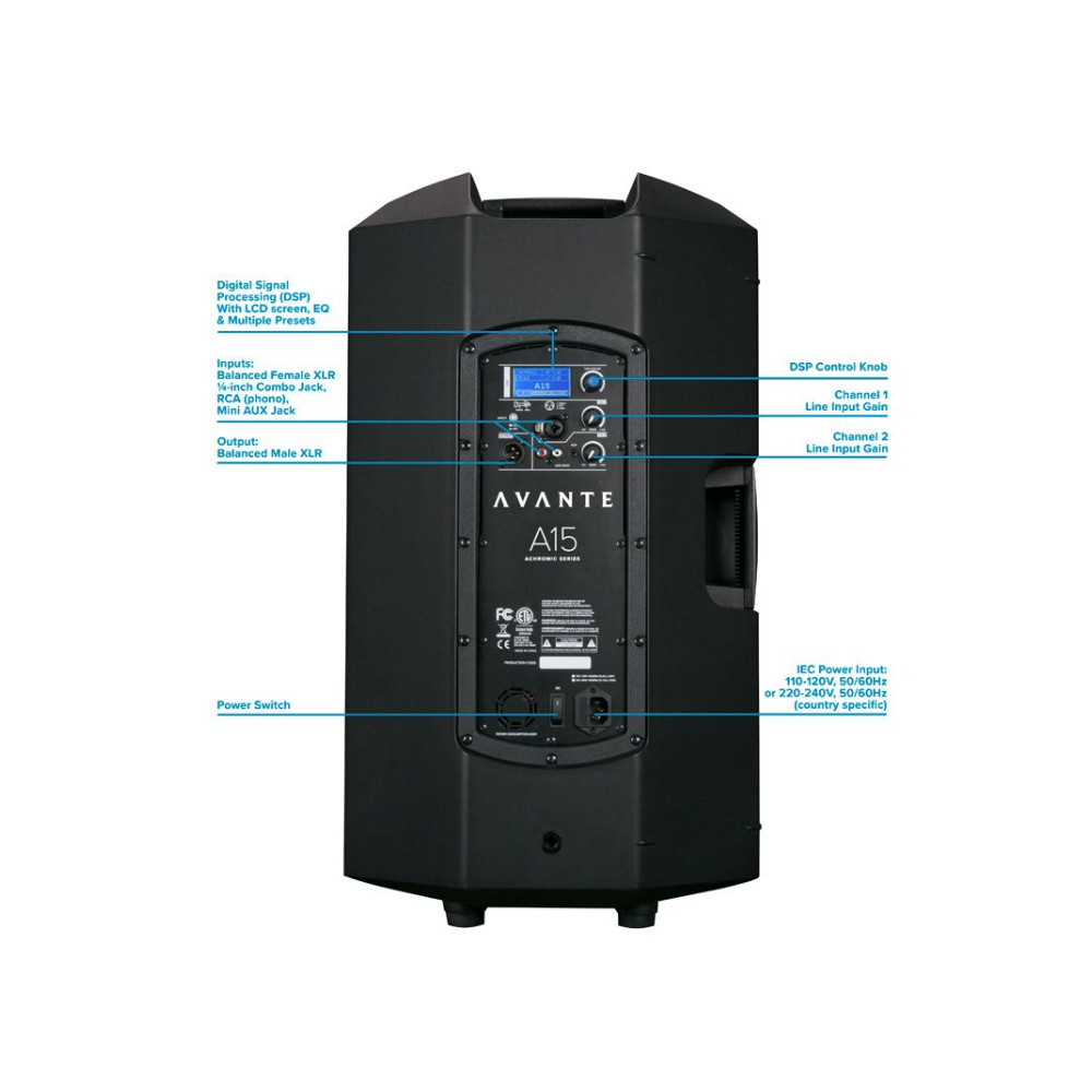 Loudspeaker AVANTE A15 AVAA15 1200W