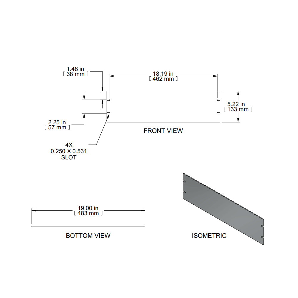 Panneaux pour bâtis en aluminium